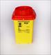Sharps Container Disposable 3l Square With Red Lid - Disposal Service Not Included Yellow Each - BeHope