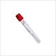 Vacutainer Sterile Glass Serum Tube 16mm X 100mm X 10ml Conventional Closure Paper Label No Additive Silicone Coated Red - BeHope