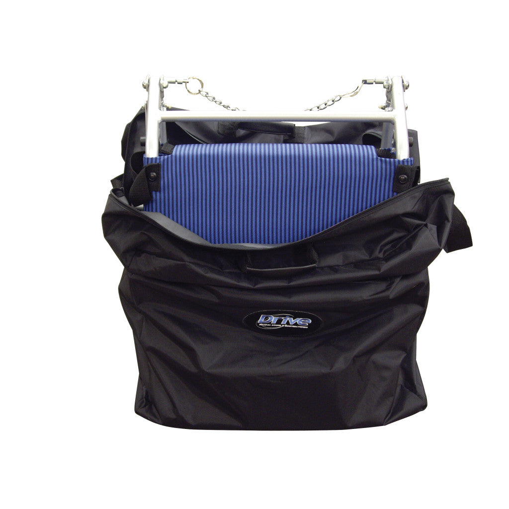 Super Light, Folding Transport Chair With Carry Bag And Flip-back Arms - BeHope