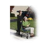 Super Light, Folding Transport Chair With Carry Bag And Flip-back Arms - BeHope