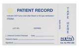 Sterilization Record Card Steam / EO Gas - BeHope