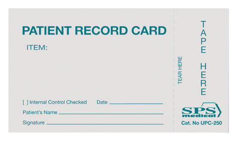 Sterilization Record Card Steam / EO Gas / Gas Plasma - BeHope
