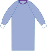 Sterile Fabric-Reinforced Aurora Gowns with Raglan Sleeves