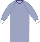 Sterile Fabric-Reinforced Aurora Gowns with Raglan Sleeves