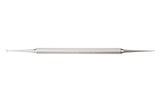 Excavator Curette Pilling® 5-1/2 Inch Length Double-ended Handle 1.5 Mm Tip / 2 Mm Tip Straight Fenestrated Round Cup Tip - Behope
