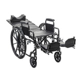 Silver Sport Recliner With Vinyl Upholstery - BeHope