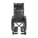 Silver Sport Recliner With Vinyl Upholstery - BeHope