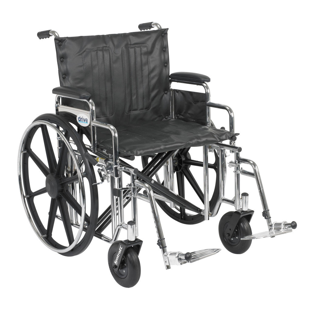 Bariatric Sentra Extra-heavy-duty Wheelchair - BeHope