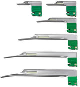 Laryngoscope Blade Greenline® Fiberoptic Light Disposable Sterile - BeHope