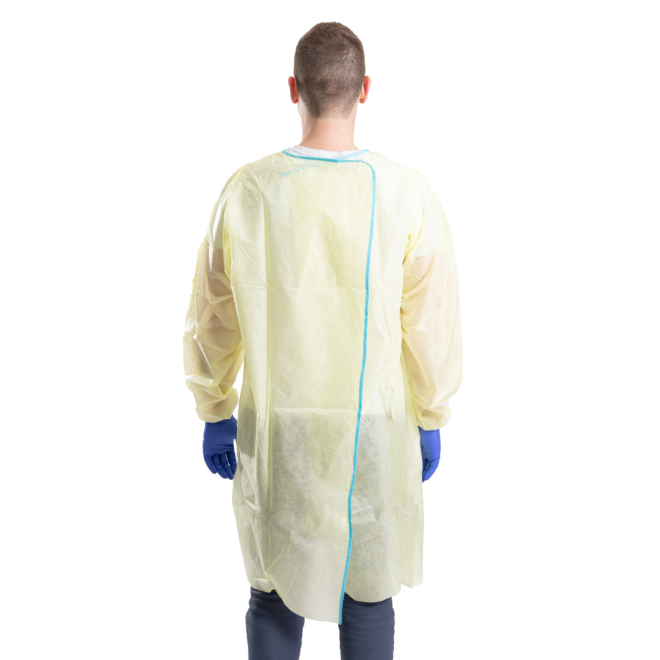 Protective Procedure Gown Assurewear™ Versagown® X-large Yellow Nonsterile Aami Level 2 Disposable - Behope