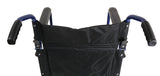 Aluminum Transport Chair w/ Footrests  Blue