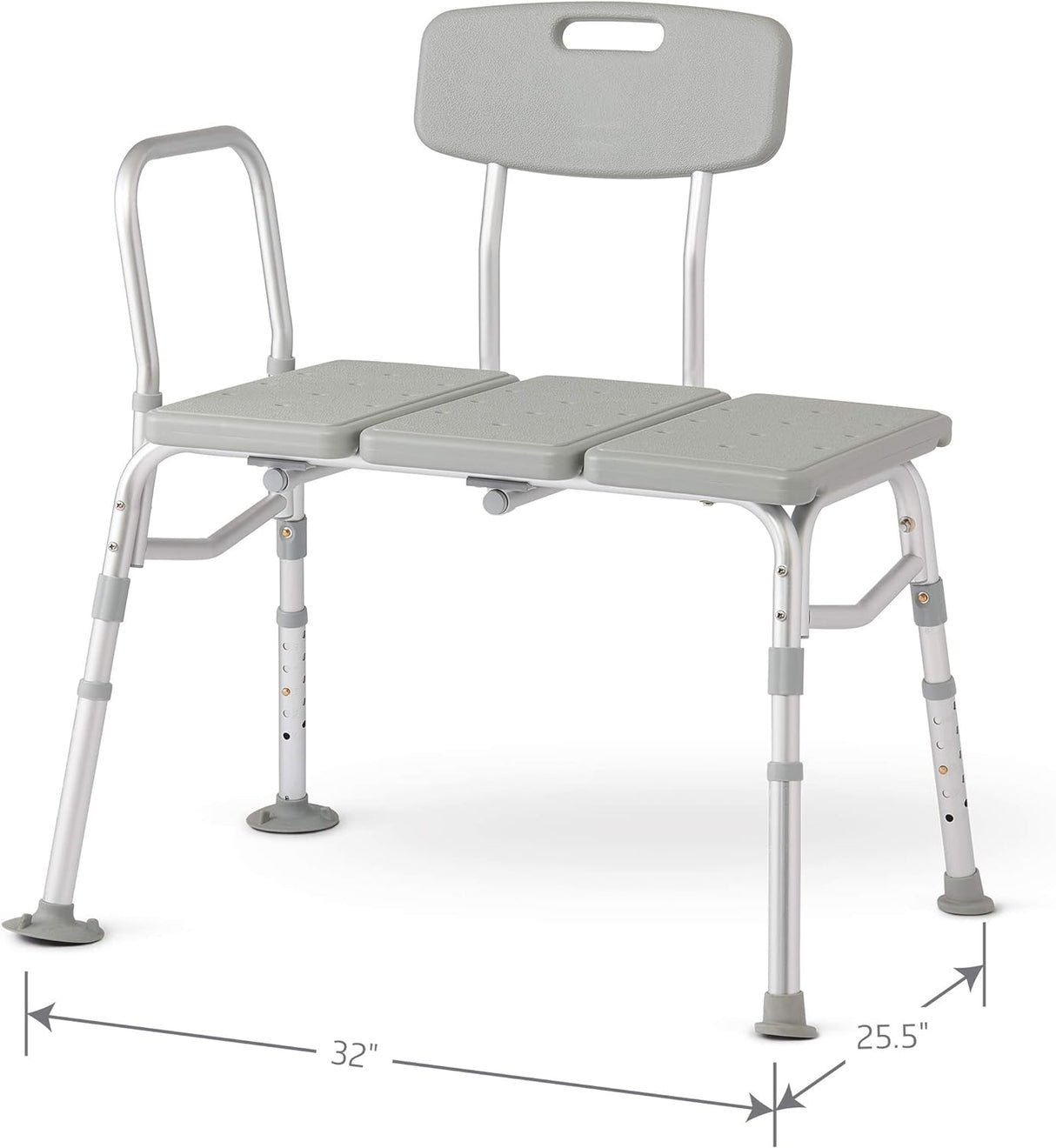 Transfer Bath Bench With Back Support