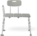 Transfer Bath Bench With Back Support