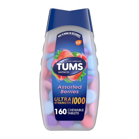 Antacid Tums® Ultra Strength Chewable Tablets Assorted Berries - BeHope