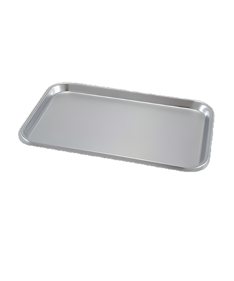 Instrument Tray Solid Bottom Mayo Stainless Steel - BeHope