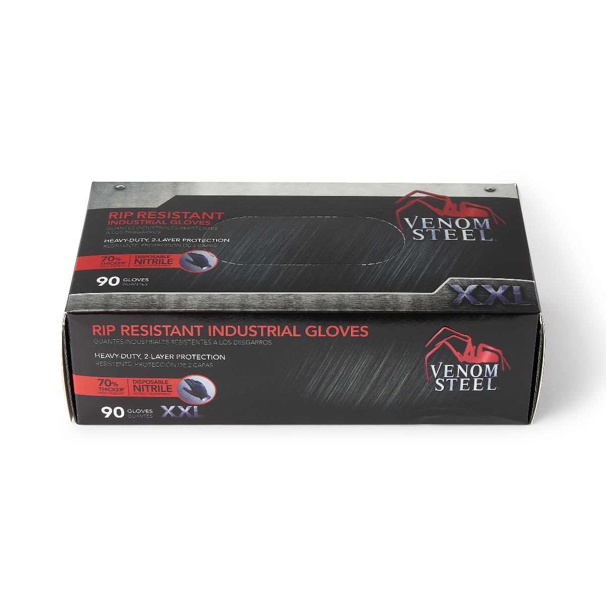 Venom Steel Disposable Two-Layer Nitrile Gloves - BeHope
