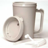 22 Oz. Plastic Insulated Drinking Mug Clear Reusable - Behope