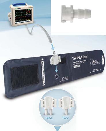 Reusable Blood Pressure Cuff Flexiport® Durable Nylon Easy Connection - BeHope