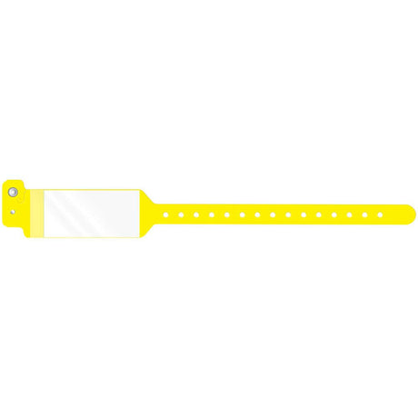 Conf-id-ent™ Identification Wristband Permanent Snap Alert Band Blank - BeHope