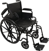 Wheelchair Probasics with Swing Away Footrest and Padded Armrests - BeHope