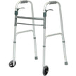 Folding Walker Trigger Release W/ 5 Wheels Adult - BeHope