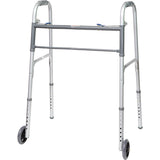 Bariatric 2-button Walker W/ 5 Wheels 2/cs - BeHope