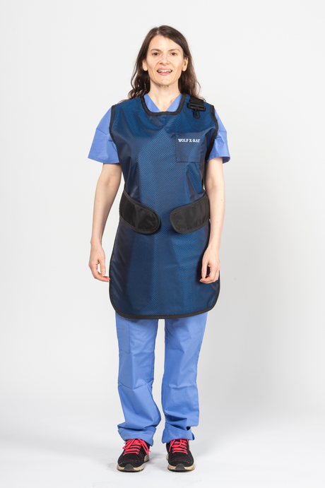 X-ray Apron With Thyroid Collar Easy Wrap Easy Wrap Style - Behope