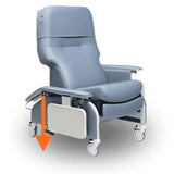 Deluxe Clinical Recliner with Drop Arm and Rolling Casters - BeHope