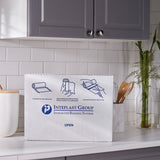 Trash Bag McKesson 60 gal. Clear LLDPE 1.15 mil 38 X 58 Inch Star Seal Bottom Coreless Roll