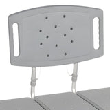 McKesson Knocked Down Bariatric Bath Transfer Bench Arm Rail 18-1/4 to 23-1/4 Inch Seat Height 500 lbs. Weight Capacity