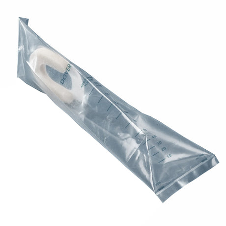 Pediatric Urine Collection Bag Dover™ 100 mL (3.4 oz.) Adhesive Closure Unprinted Sterile - BeHope