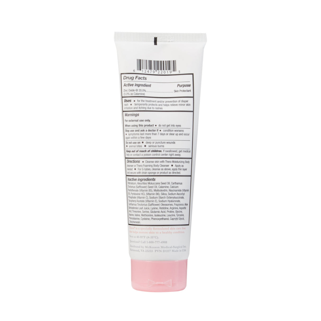 Skin Protectant Thera® Calazinc Body Shield 4 oz. Tube Scented Cream - BeHope