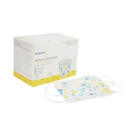 Procedure Mask McKesson ASTM Level 1 Earloops Child Size - BeHope