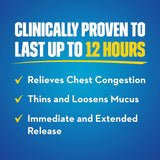 Cold and Cough Relief Mucinex® 600 mg Strength Tablet 40 per Box - BeHope