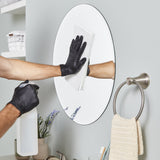 Exam Glove CareStock™ Large NonSterile Nitrile Standard Cuff Length Fully Textured Black Not Rated - BeHope