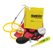 Single Patient Use Vital Signs Kit with thermometer ISO Adult Cuff Dual Head Sprague Stethoscope Pocket Aneroid - BeHope