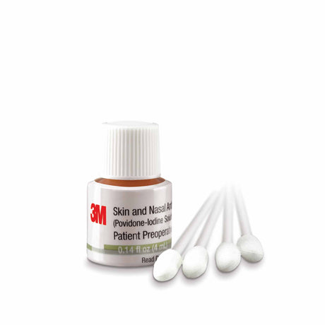 Skin and Nasal Antiseptic 3M™ 4 mL Bottle 5% Strength Povidone-Iodine NonSterile - BeHope