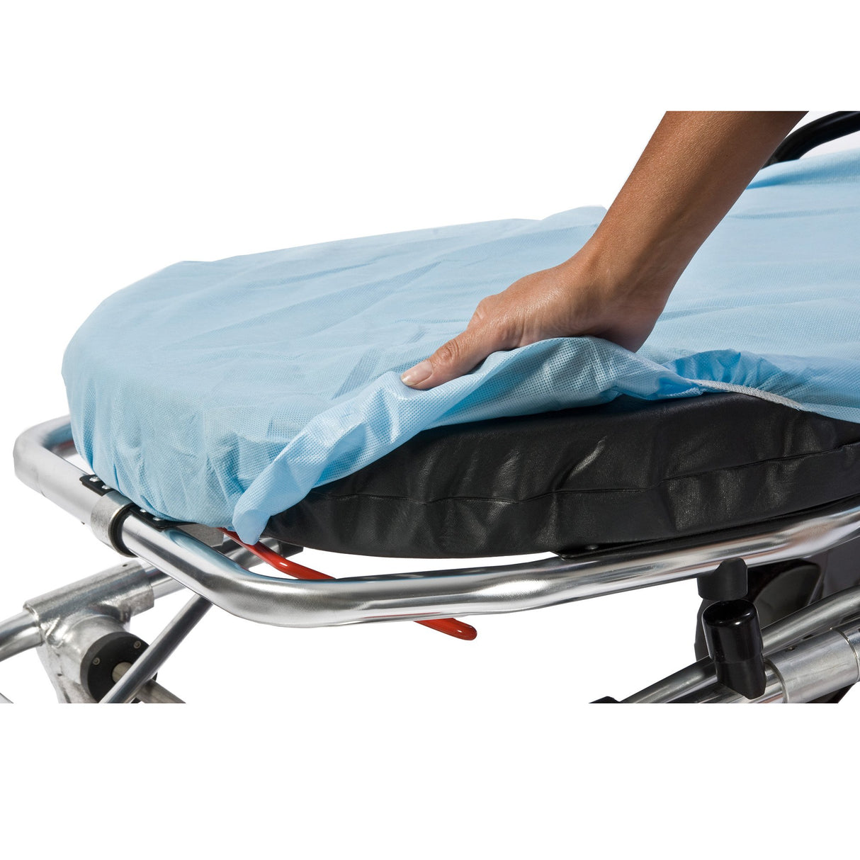 Stretcher Sheet Graham Medical® Fitted 30 X 72 Inch Blue Nonwoven Disposable - BeHope