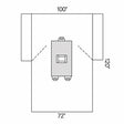 Abdominal Drape Transverse Laparotomy Drape 100 W X 72 W X 120 L Inch Sterile - BeHope