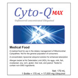 Oral Supplement Cyto-Q MAX Unflavored Liquid 170 mL Bottle