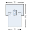 Surgical Drape McKesson Breast Drape 100 W X 76 W X 126 L Inch Sterile - BeHope