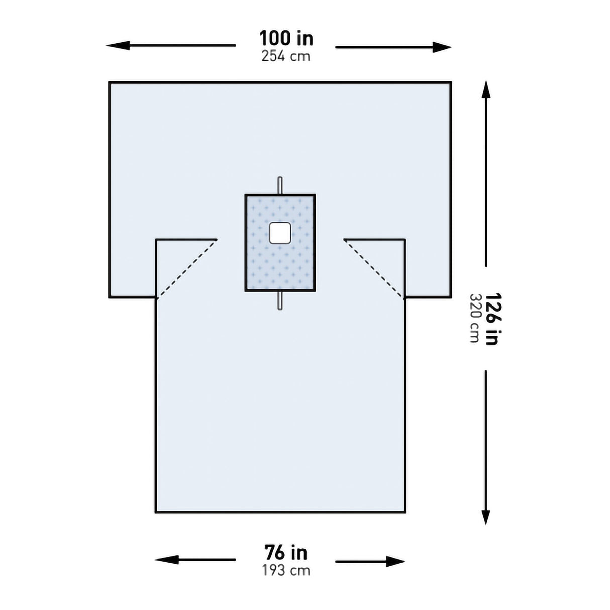 Surgical Drape McKesson Breast Drape 100 W X 76 W X 126 L Inch Sterile - BeHope