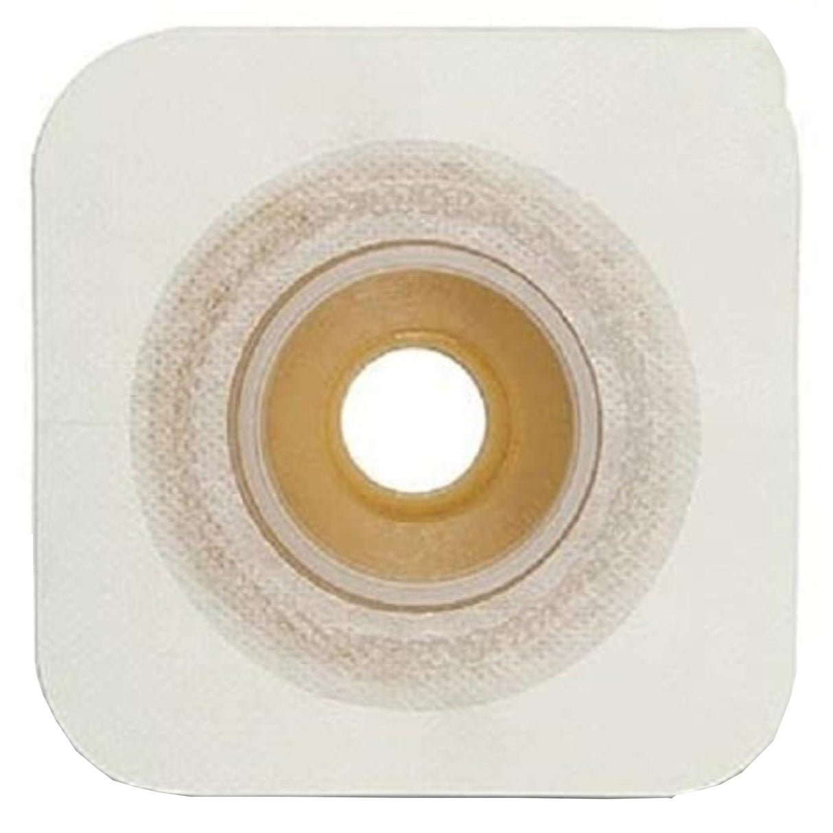 Ostomy Barrier Sur-Fit Natura® Precut, Extended Wear Durahesive® Adhesive 57 mm Flange Sur-Fit® Natura® System Hydrocolloid 1-1/2 Inch Opening 5 X 5 Inch - BeHope