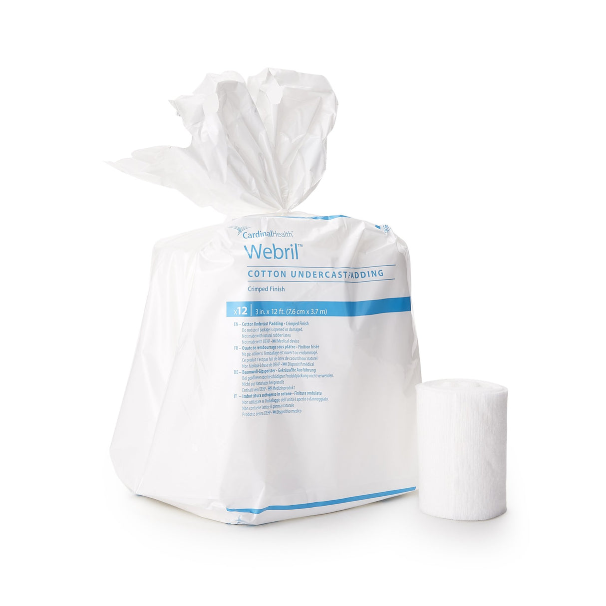 Cast Padding Undercast Webril™ 6 Inch X 4 Yard Cotton NonSterile - BeHope