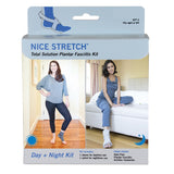 Plantar Fasciitis Support Kit Nice Stretch® Total Solution Plantar Fasciitis Relief Kit Small / Medium Hook and Loop Closure / Pull-On Sleeve: Male 5 and Under / Female 6 and Under Splint: One Size Fits Most Left or Right Foot - BeHope