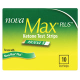 Blood Ketone Test Strips Nova Max® Plus 10 Strips Per Pack - Behope