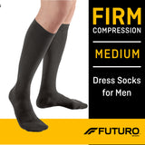 Compression Socks 3M™ Futuro™ Knee High Medium Black Closed Toe