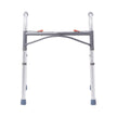 Dual Release Folding Walker Adjustable Height McKesson Aluminum Frame 350 lbs. Weight Capacity 25 to 32 Inch Height - BeHope