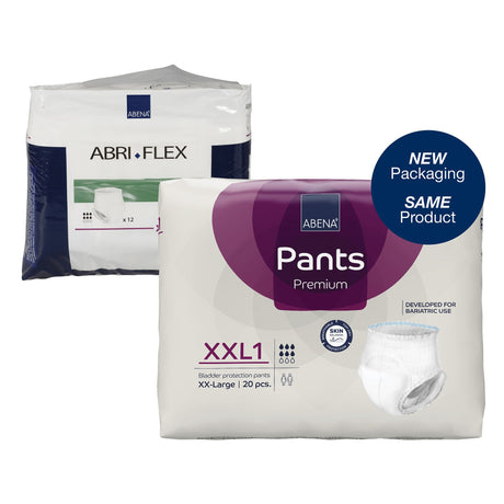 Unisex Adult Absorbent Underwear Abena® Premium Pants XXL1 Pull On with Tear Away Seams 2X-Large Disposable Heavy Absorbency - BeHope