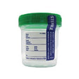 Specimen Container for Pneumatic Tube Systems DuoClick™ 53 mm Opening 90 mL (3 oz.) Screw Cap Patient Information Sterile - BeHope